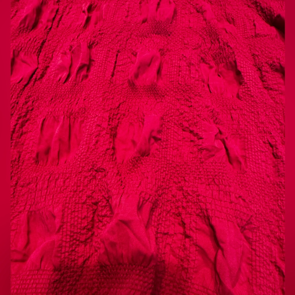 Chalet Vibrant Pink Textured Sleeveless Blouse Sz: 1X - Picture 10 of 15
